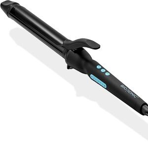 Bio Ionic Long Barrel Styler Curling Iron 1.25" with Variable Heat Setting